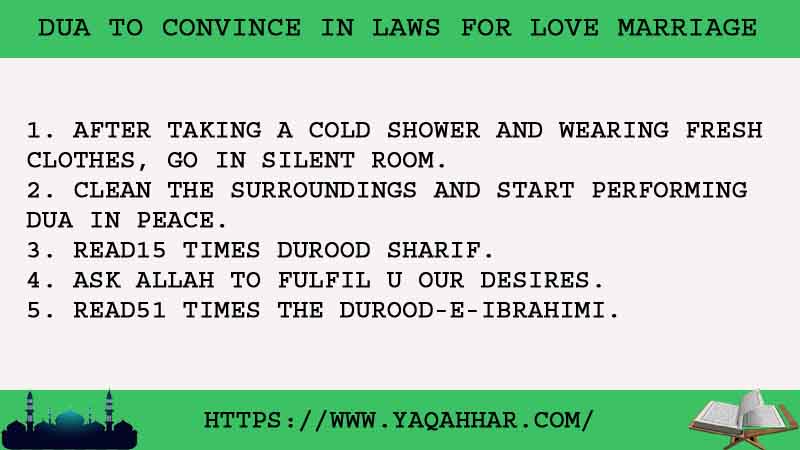 5 Quick Dua To Convince In Laws For Love Marriage