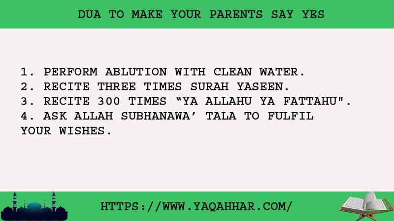 4 Strong Dua To Make Your Parents Say Yes