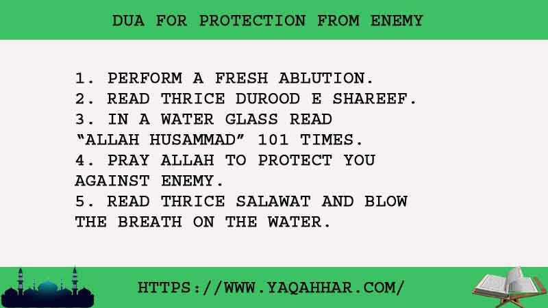 5 Powerful Dua For Protection From Enemy