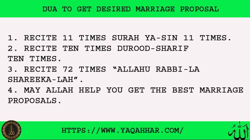 4 Amazing Dua To Get Desired Marriage Proposal